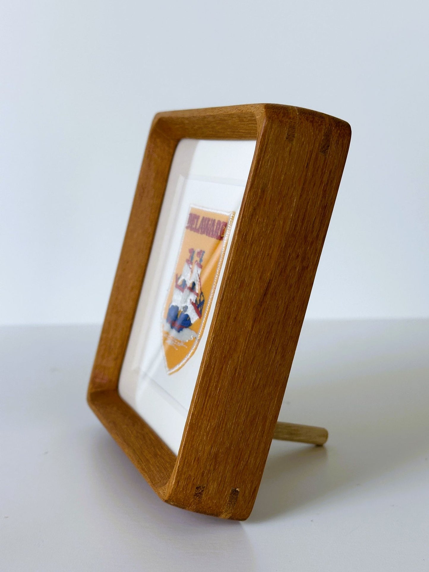 Delaware Tall Ship Vintage Framed Travel Patch
