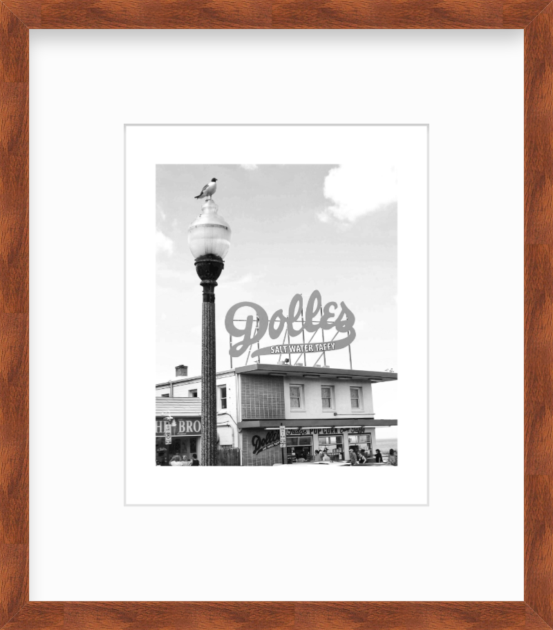Delaware Rehoboth Beach Boardwalk Giclee Travel Print