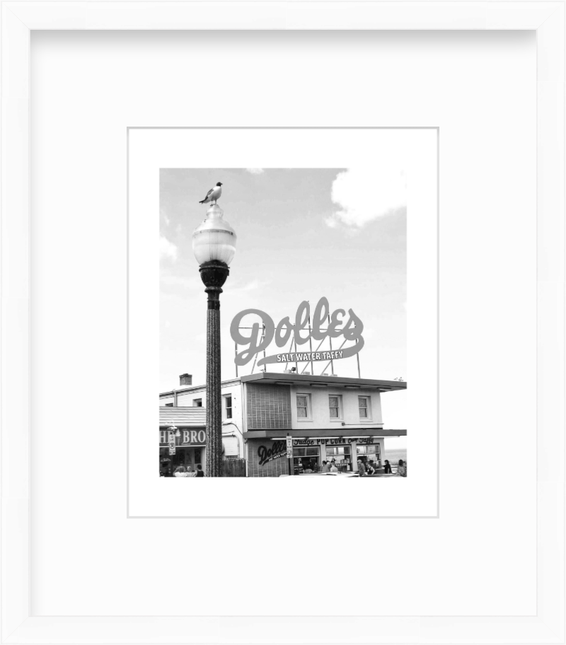 Delaware Rehoboth Beach Boardwalk Giclee Travel Print