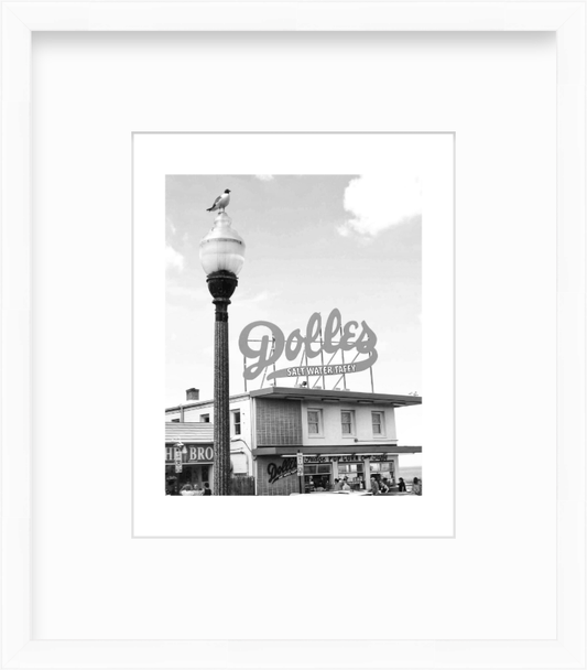 Delaware Rehoboth Beach Boardwalk Giclee Travel Print