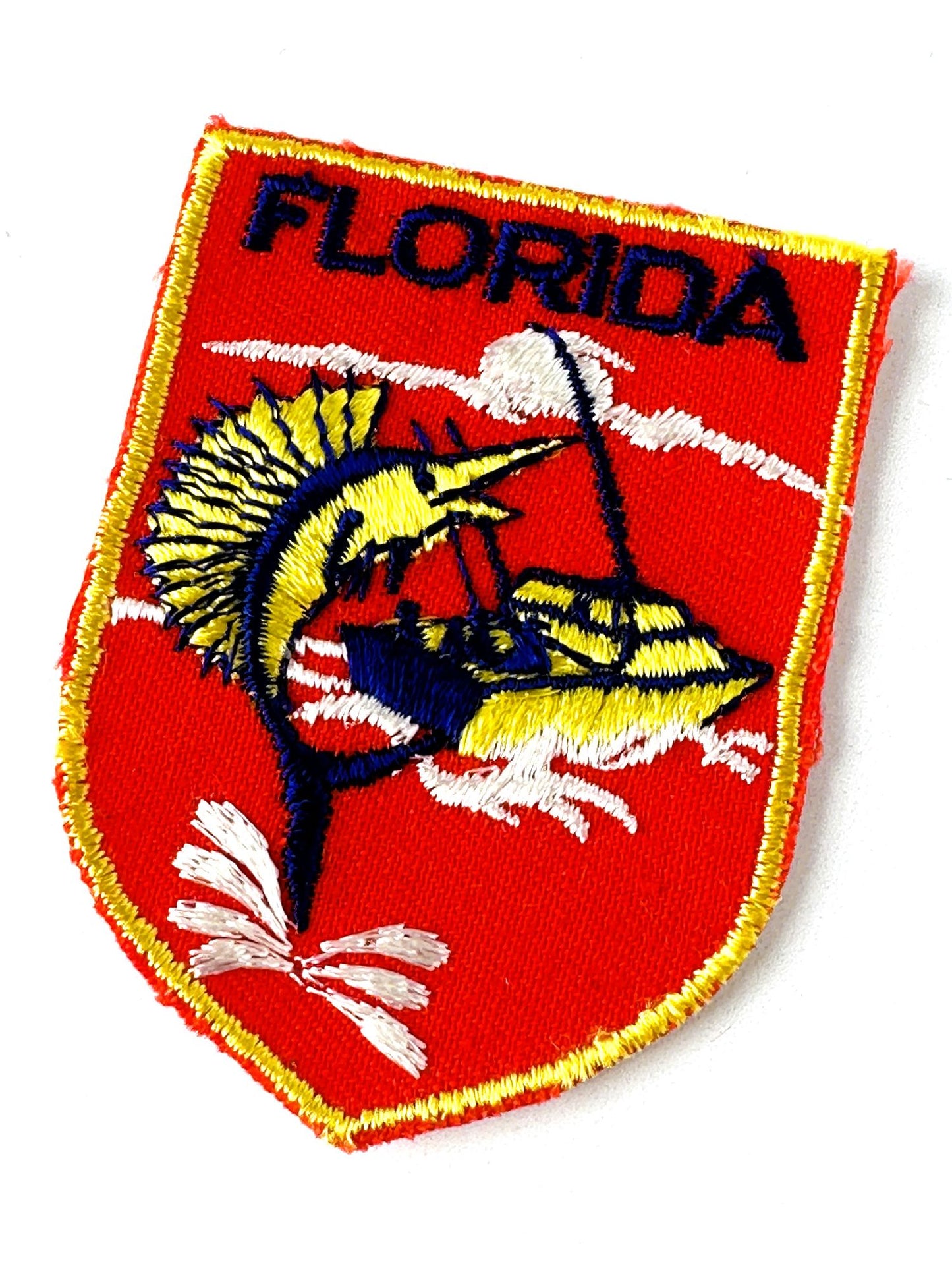 Florida Boating Marlin Vintage Patch