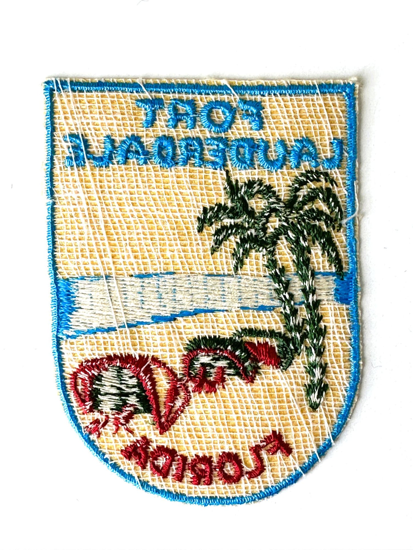 Florida Fort Lauderdale Beach Vintage Patch
