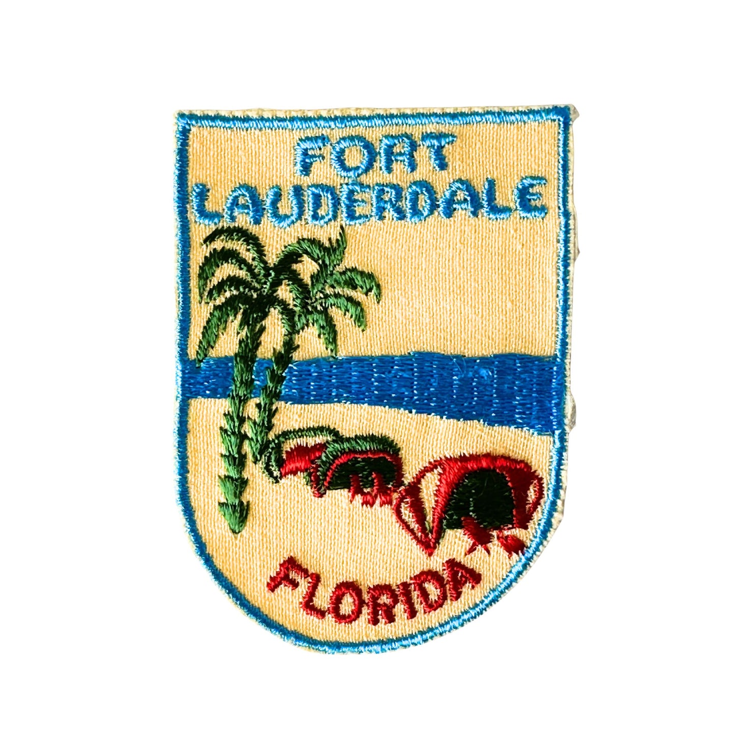 Florida Fort Lauderdale Beach Vintage Patch