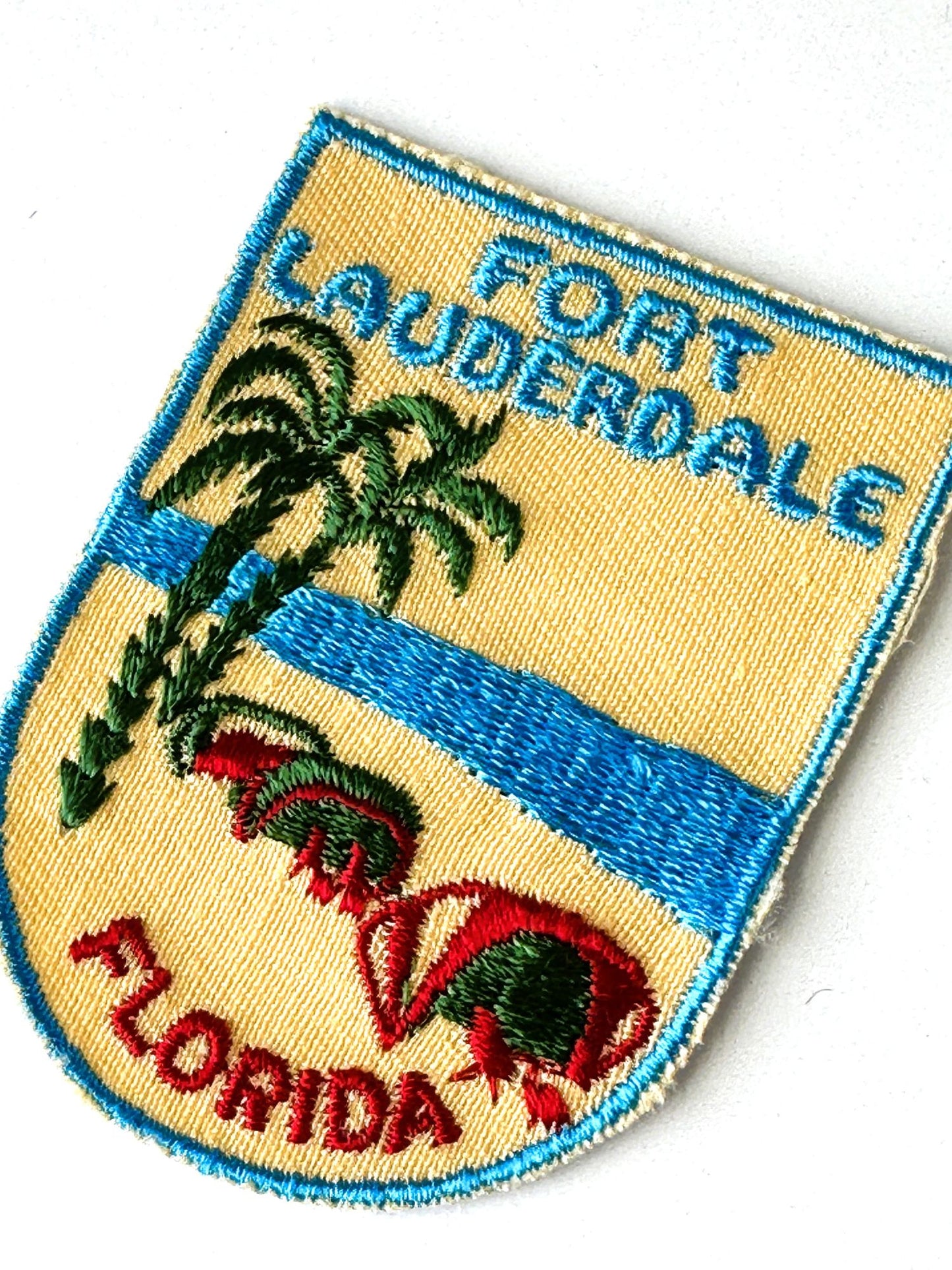 Florida Fort Lauderdale Beach Vintage Patch