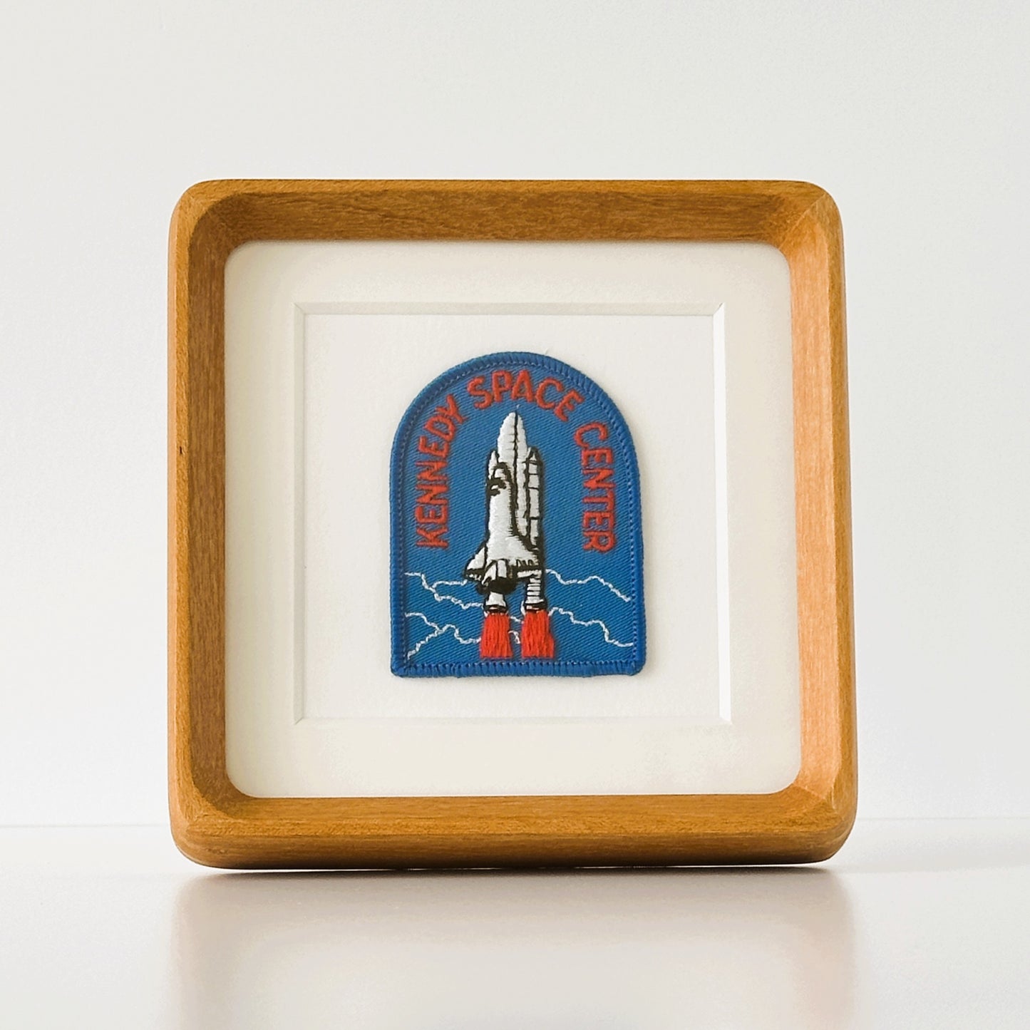 Florida Kennedy Space Center Vintage Framed Travel Patch