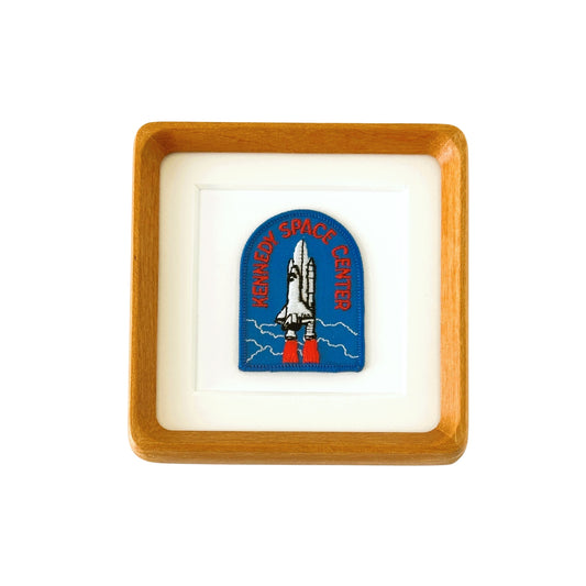 Florida Kennedy Space Center Vintage Framed Travel Patch