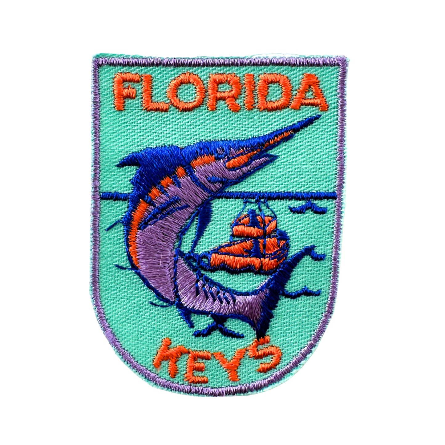 Florida Keys Swordfish Vintage Patch