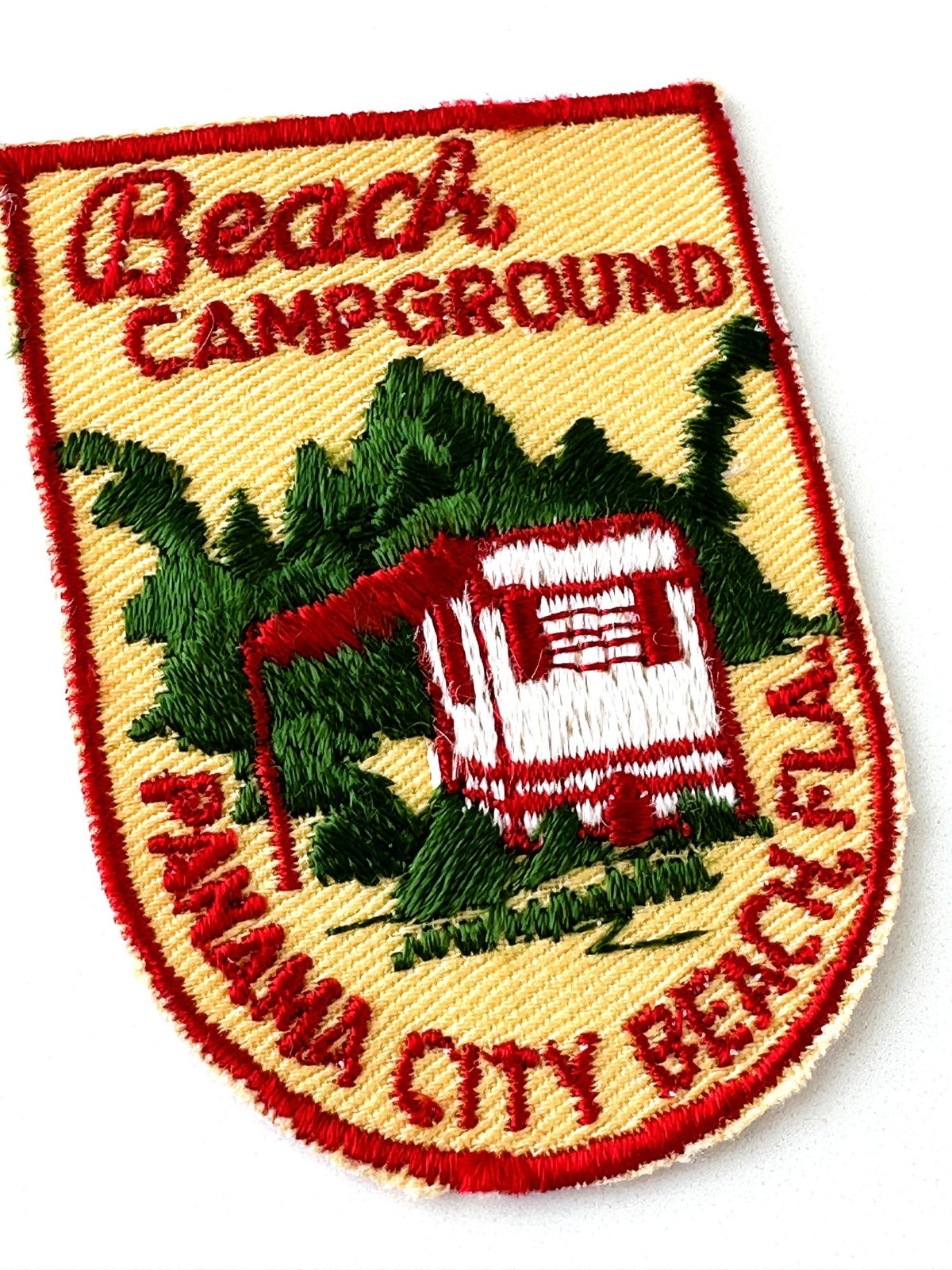 Florida Panama City Beach Campground Vintage Patch