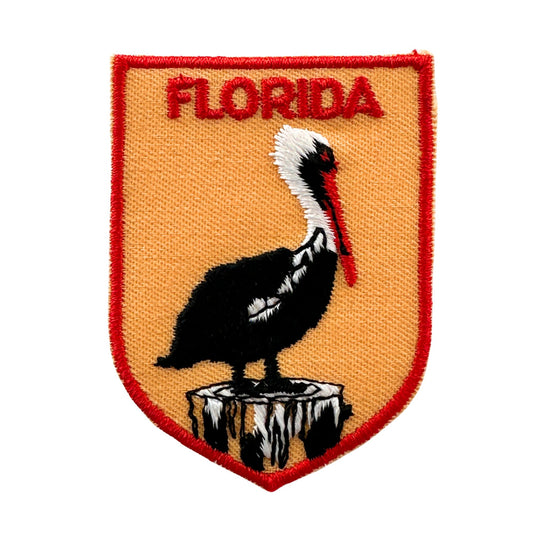 Florida Pelican Vintage Patch