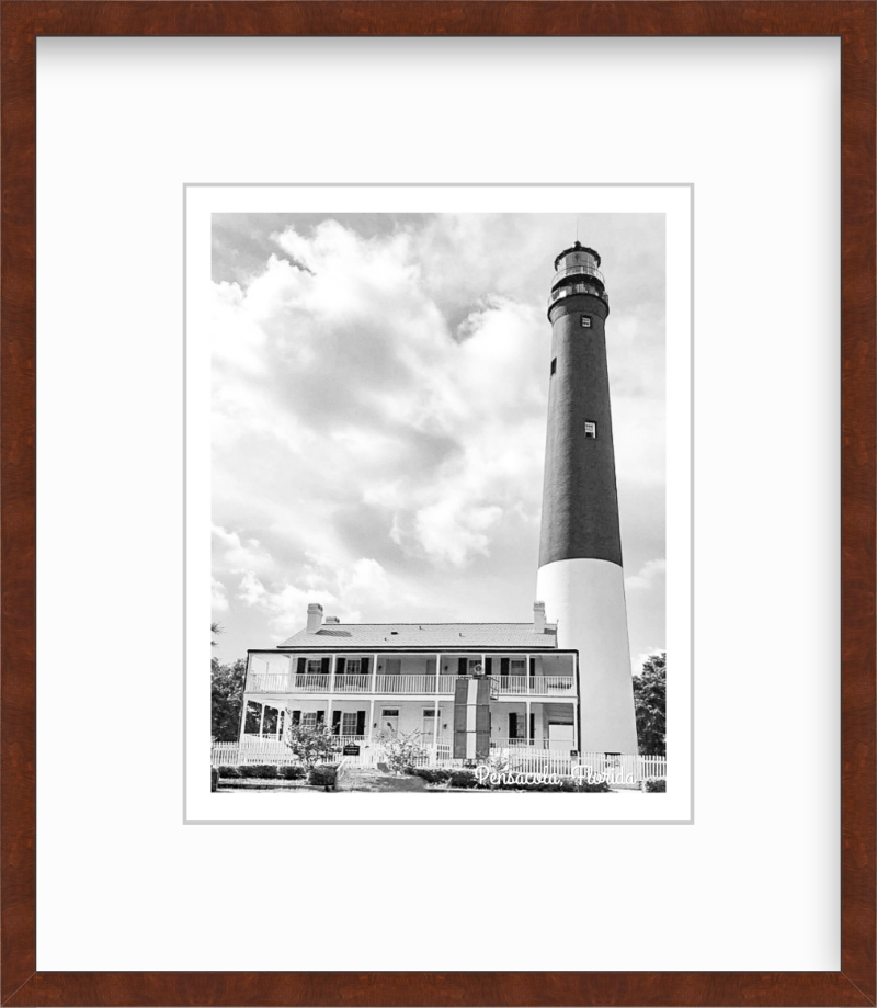 Florida Pensacola Lighthouse Giclee Travel Print