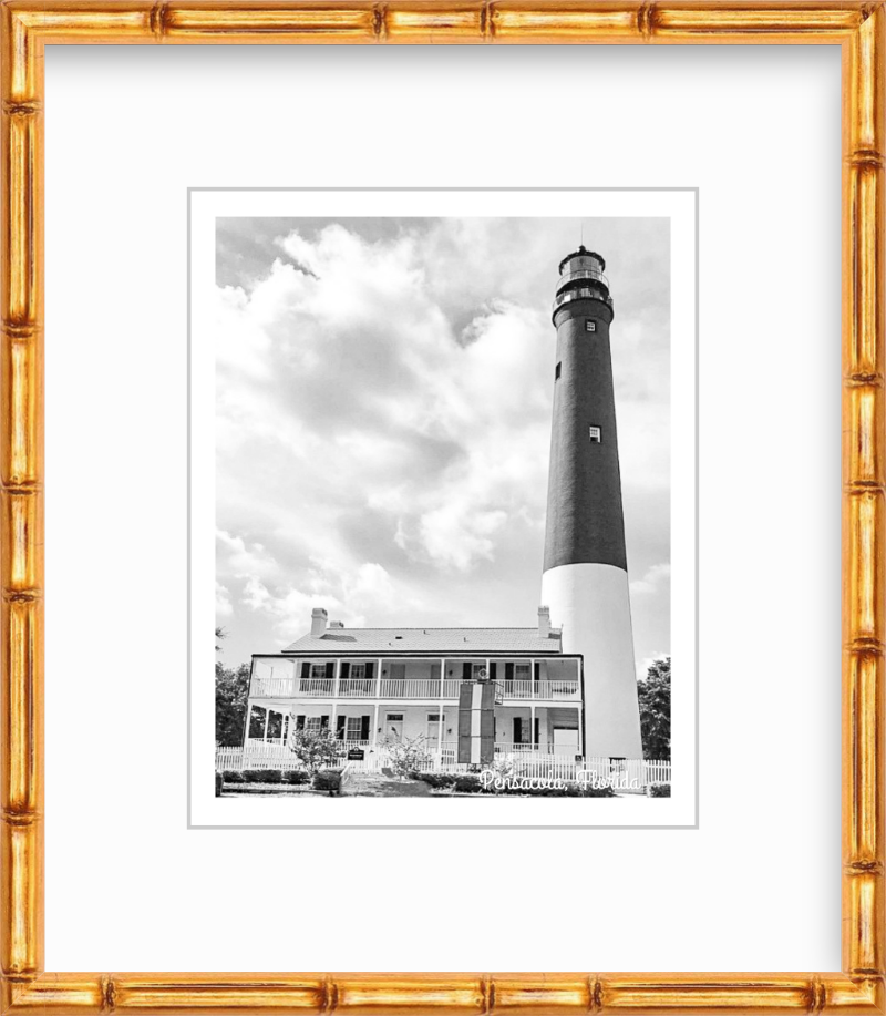 Florida Pensacola Lighthouse Giclee Travel Print