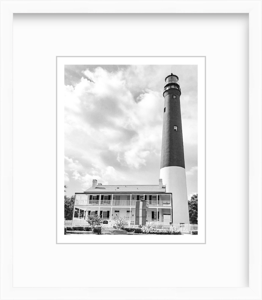 Florida Pensacola Lighthouse Giclee Travel Print