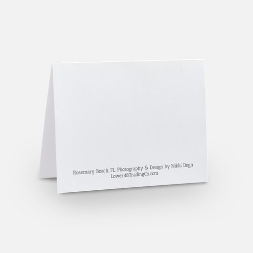 Florida, Rosemary Beach Cards, Set of 5 Cards, Blank Inside