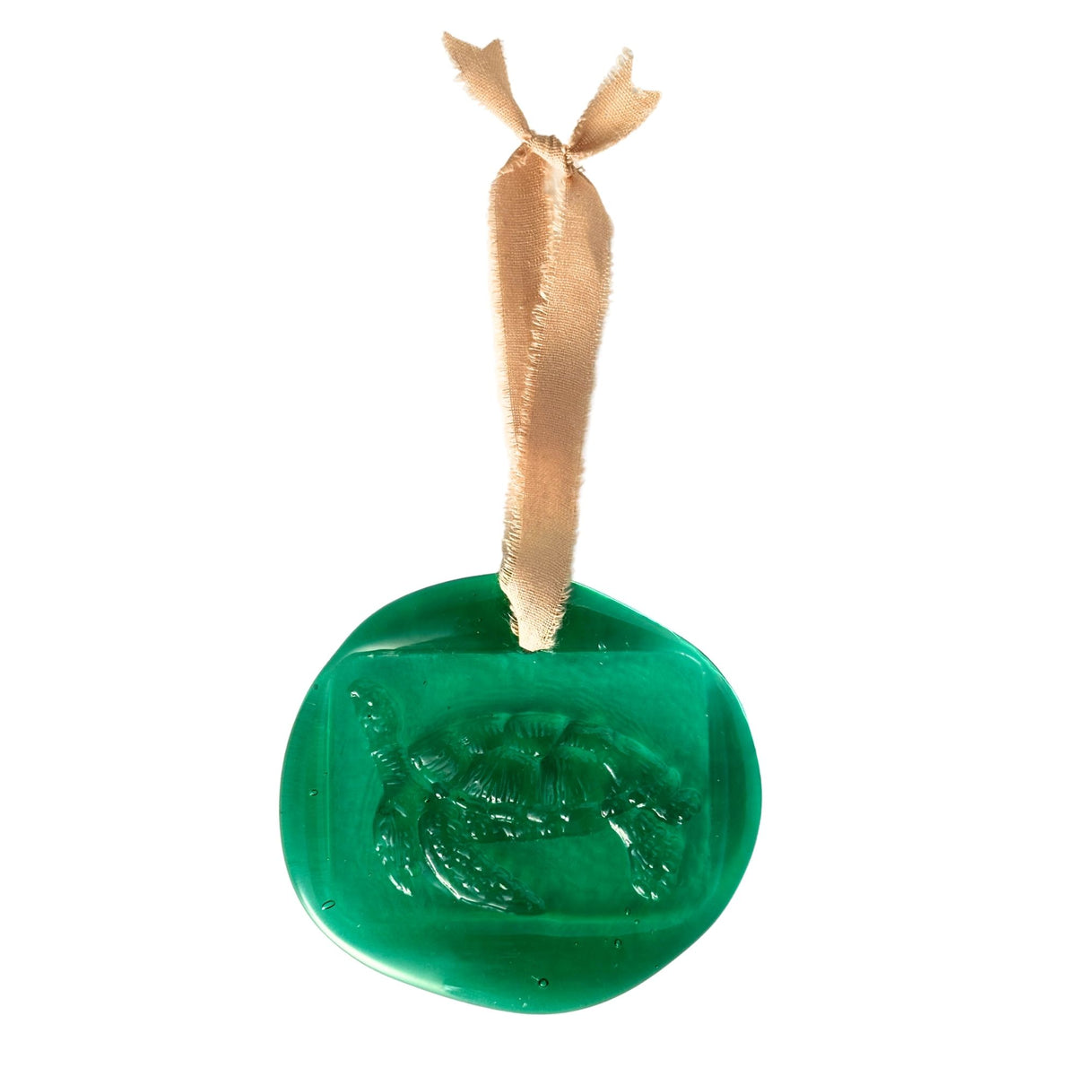 Florida Sea Turtle Green Vintage Glass Sun Catcher Ornament Another One