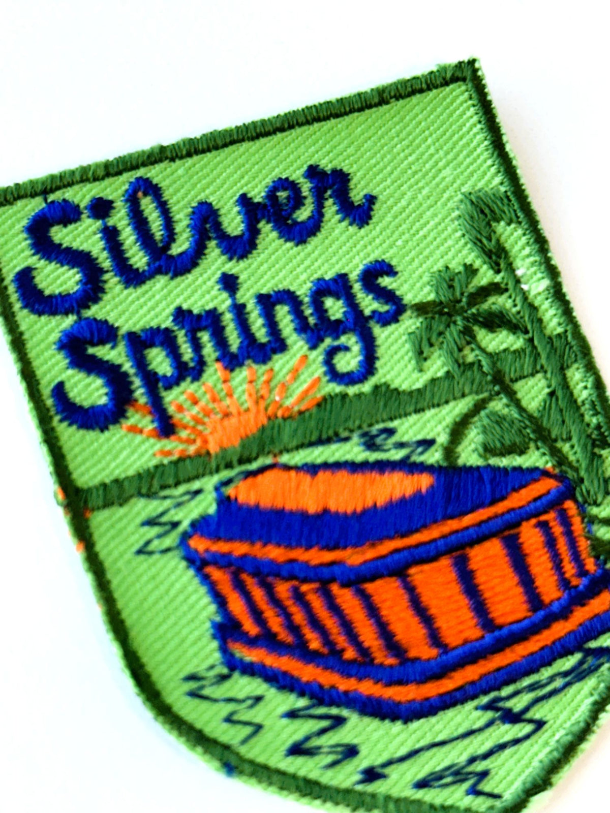 Florida Silver Springs Green Vintage Patch
