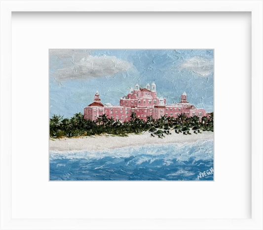Florida St. Pete Beach Don Cesar Art Giclee Travel Print