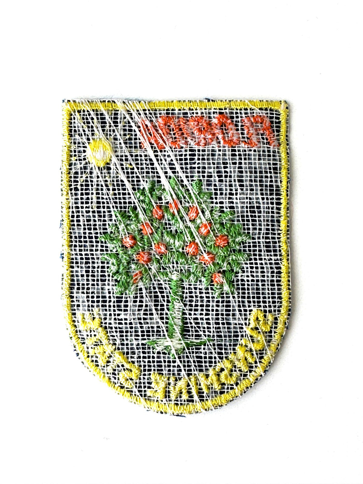 Florida Sunshine State Orange Tree Vintage Patch