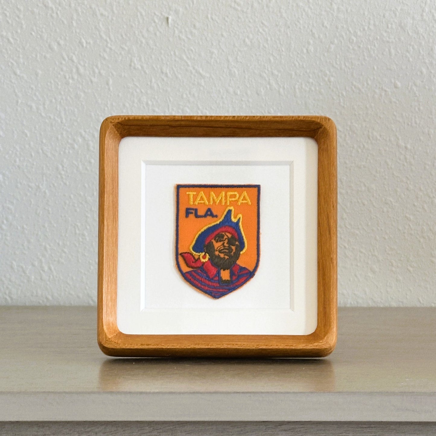 Florida Tampa Gasparilla Vintage Framed Travel Patch