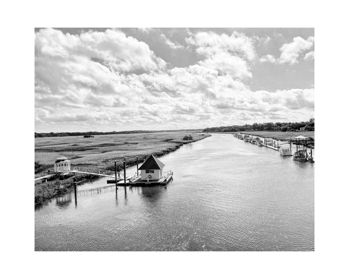 Florida Amelia Island Egans Creek Giclee Travel Print