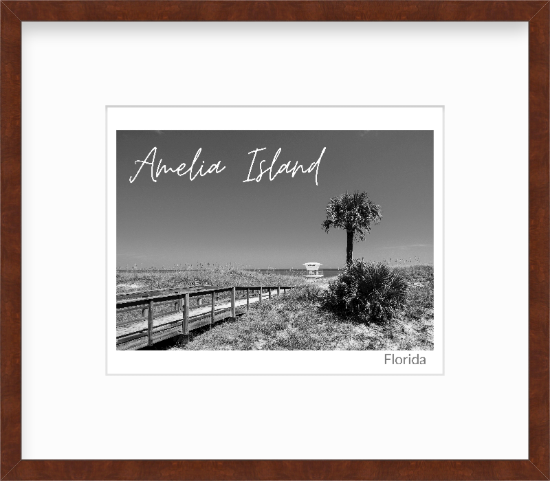 Florida Amelia Island Main Beach Giclee Travel Print