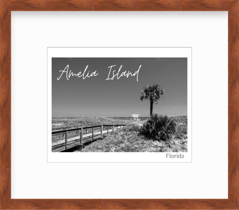 Florida Amelia Island Main Beach Giclee Travel Print