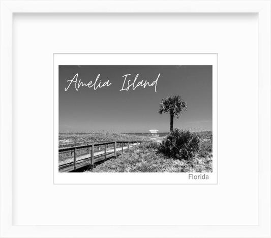 Florida Amelia Island Main Beach Giclee Travel Print