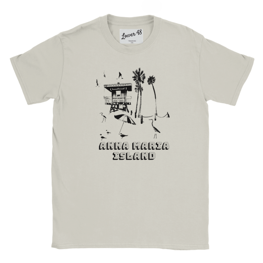 Florida Anna Maria Island Kids Unisex T-Shirt, Ash Grey