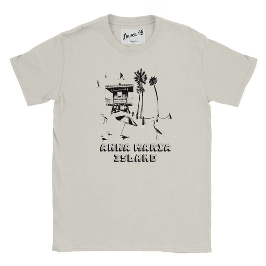Florida Anna Maria Island Kids Unisex T-Shirt, Ash Grey