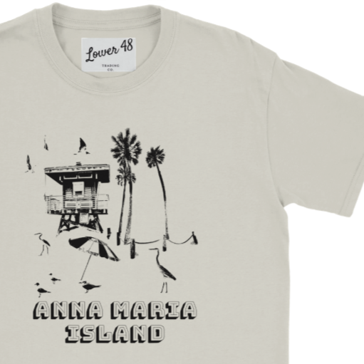 Florida Anna Maria Island Kids Unisex T-Shirt, Ash Grey