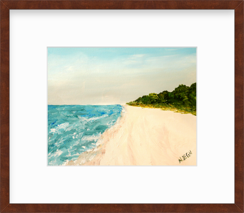 Florida Anna Maria Island Shoreline Painting Giclee Art Print