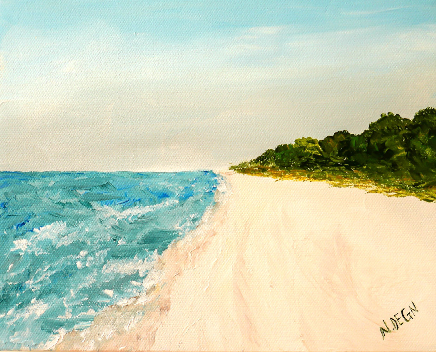 Florida Anna Maria Island Shoreline Painting Giclee Art Print