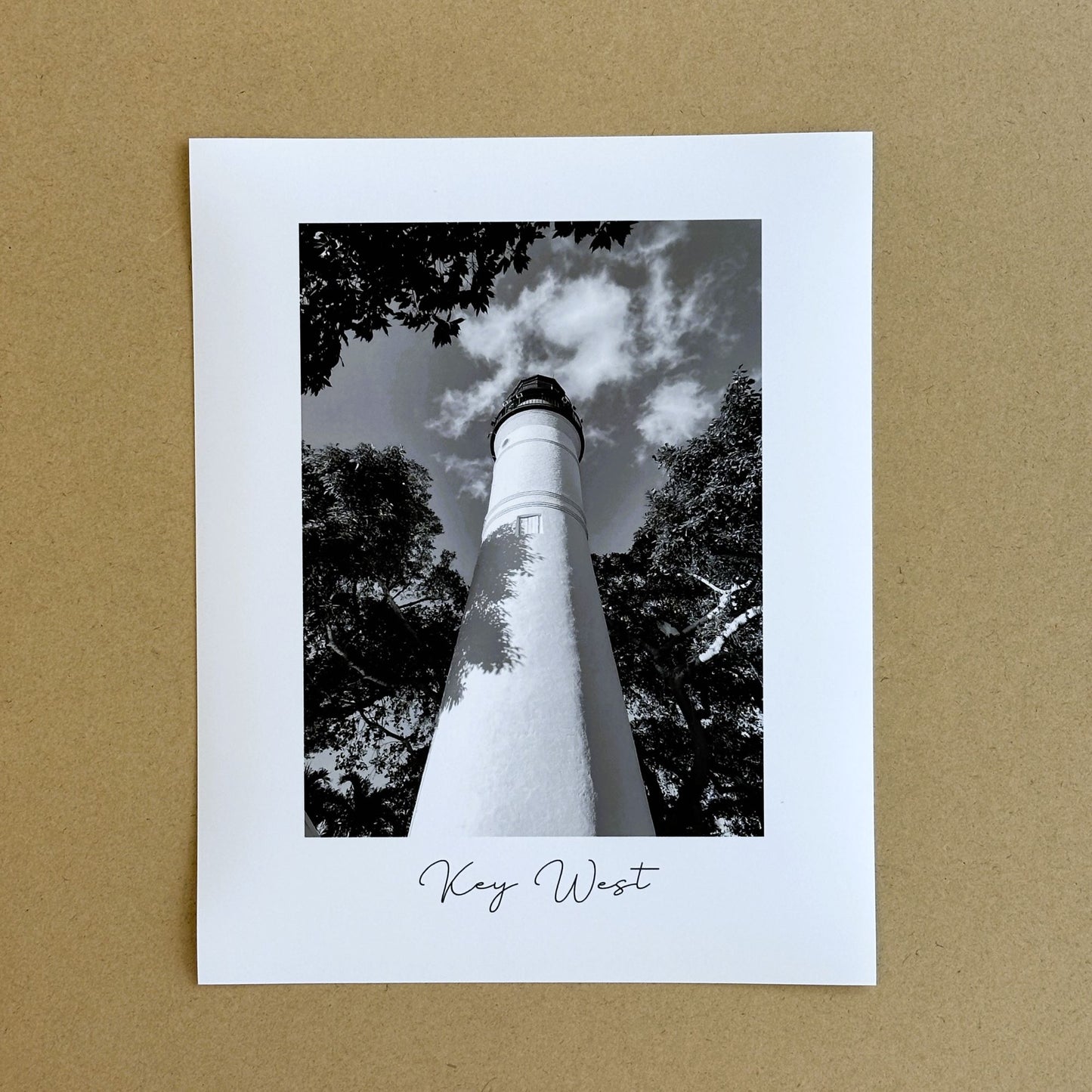Florida Key West Lighthouse View Giclee Travel Print