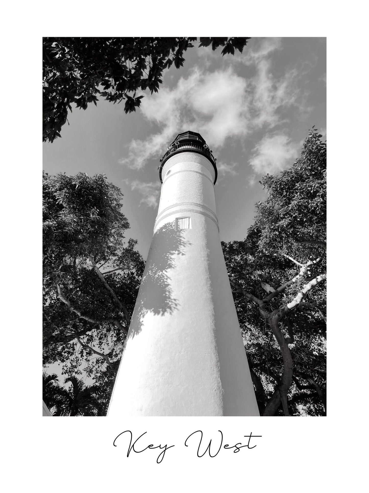 Florida Key West Lighthouse View Giclee Travel Print