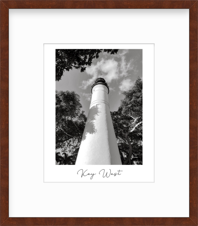 Florida Key West Lighthouse View Giclee Travel Print