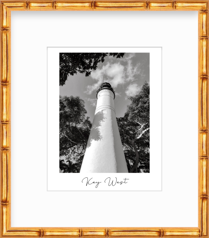 Florida Key West Lighthouse View Giclee Travel Print