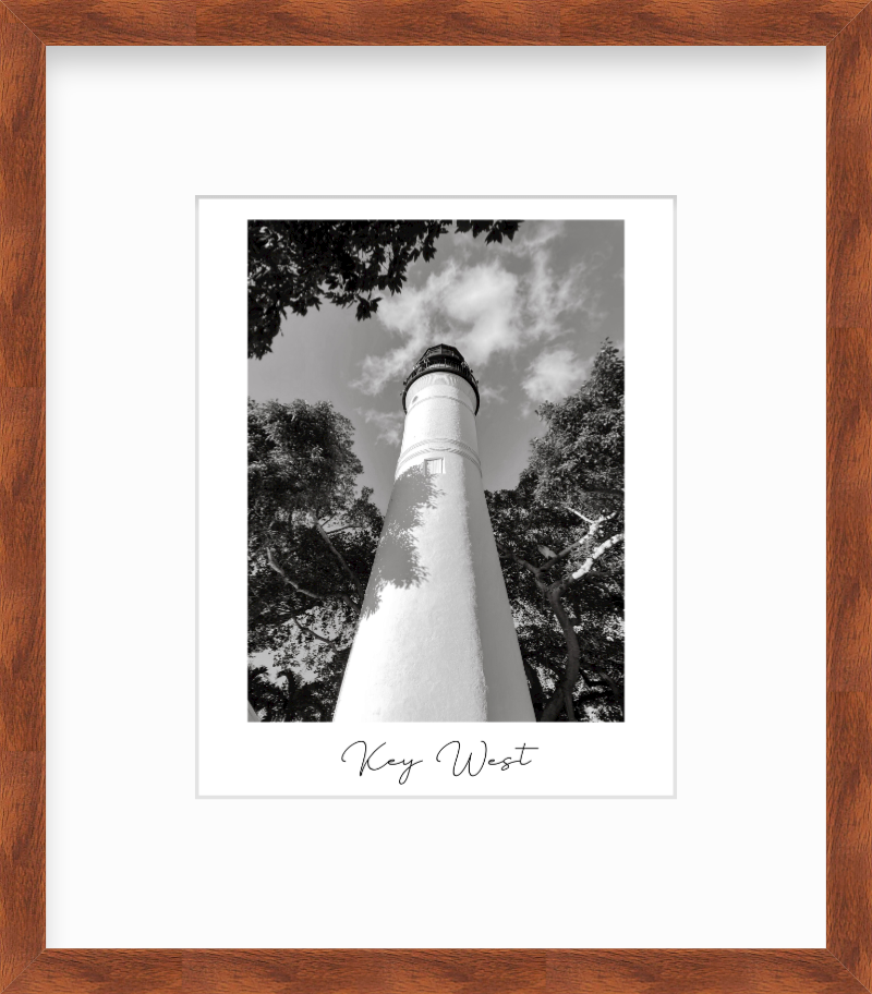 Florida Key West Lighthouse View Giclee Travel Print