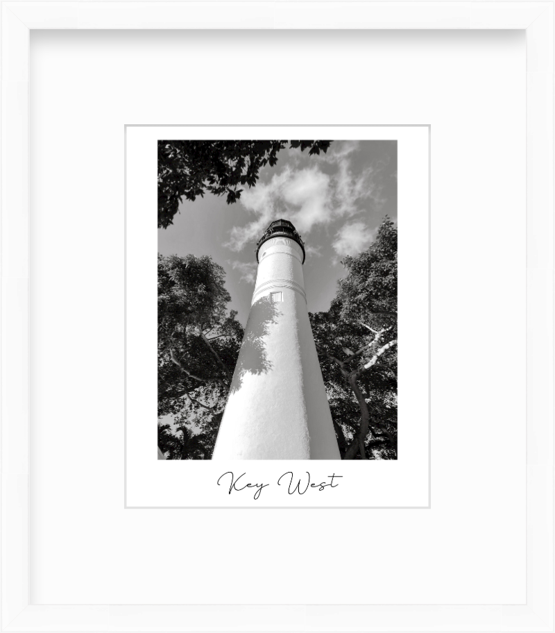 Florida Key West Lighthouse View Giclee Travel Print