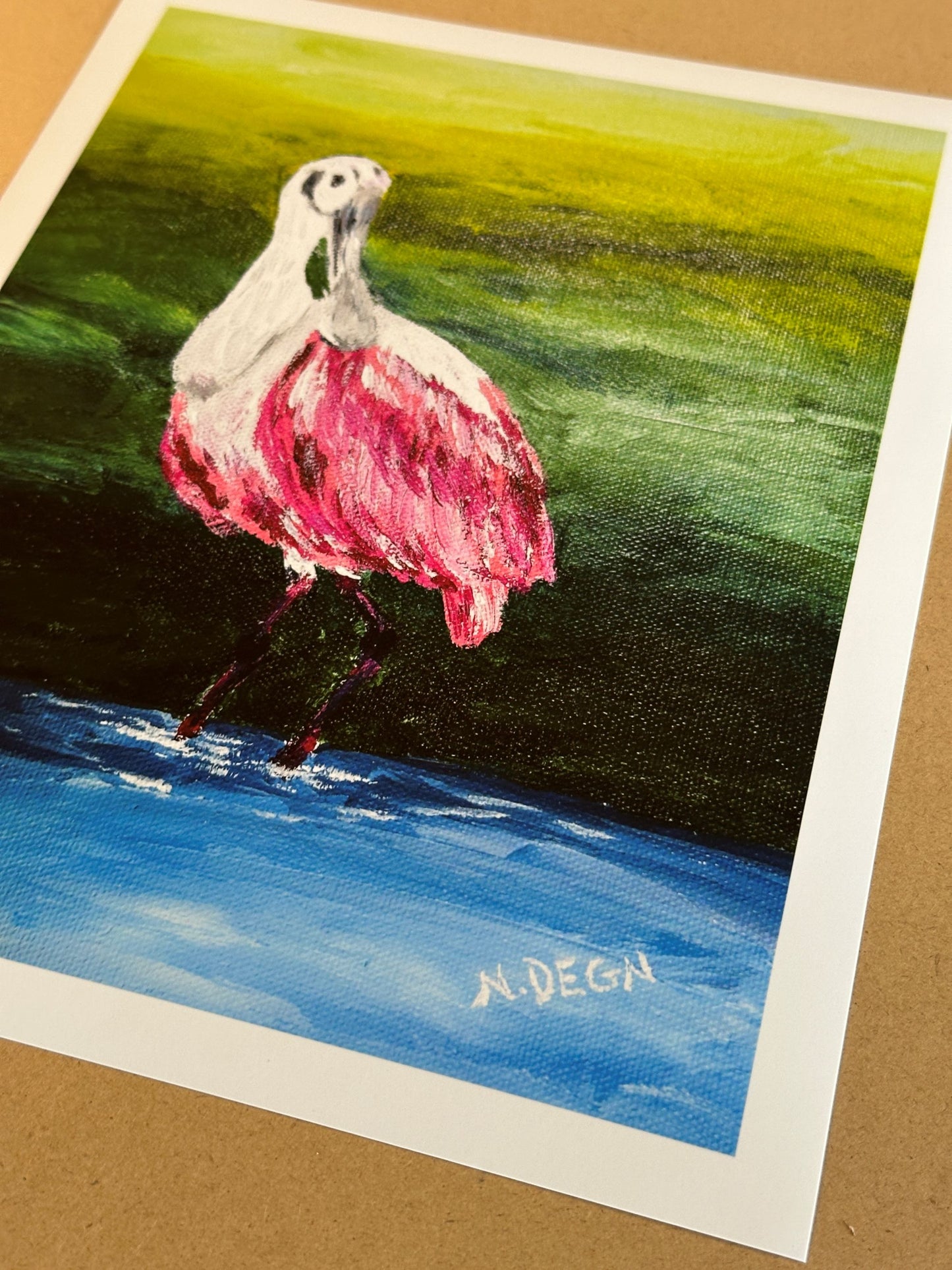 Florida Roseate Spoonbill Giclee Art Print