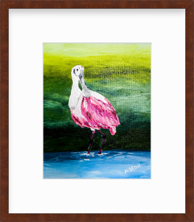 Florida Roseate Spoonbill Giclee Art Print