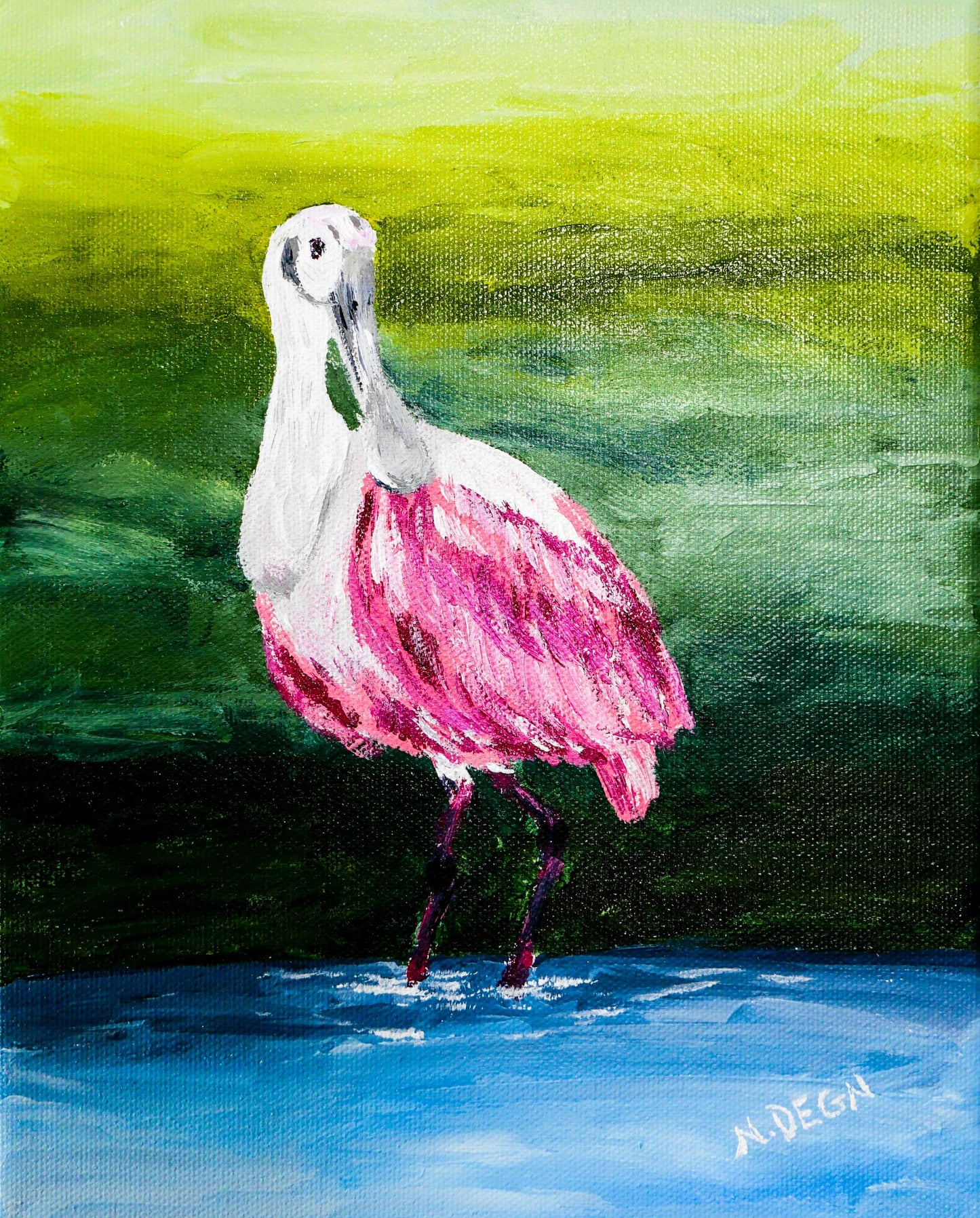 Florida Roseate Spoonbill Giclee Art Print