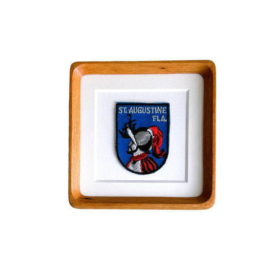 Florida St. Augustine Vintage Framed Travel Patch
