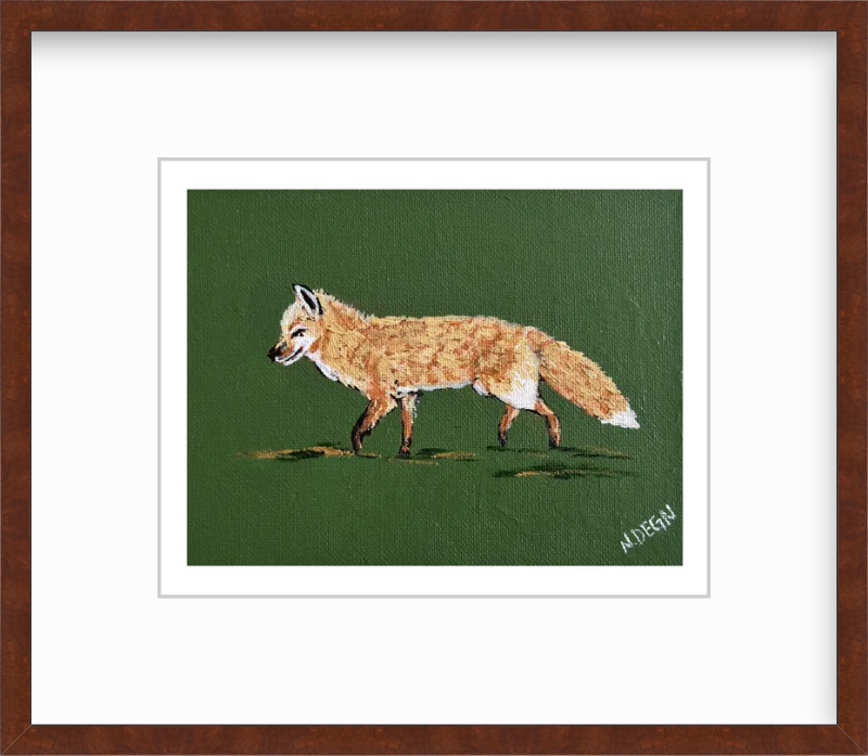 Wyoming Fox Painting Giclee Art Print