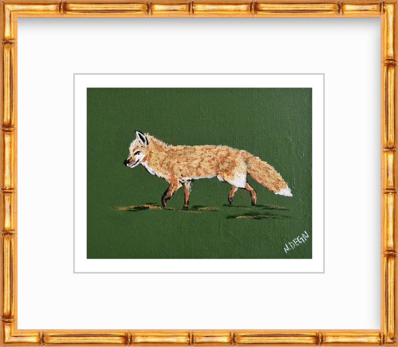 Wyoming Fox Painting Giclee Art Print