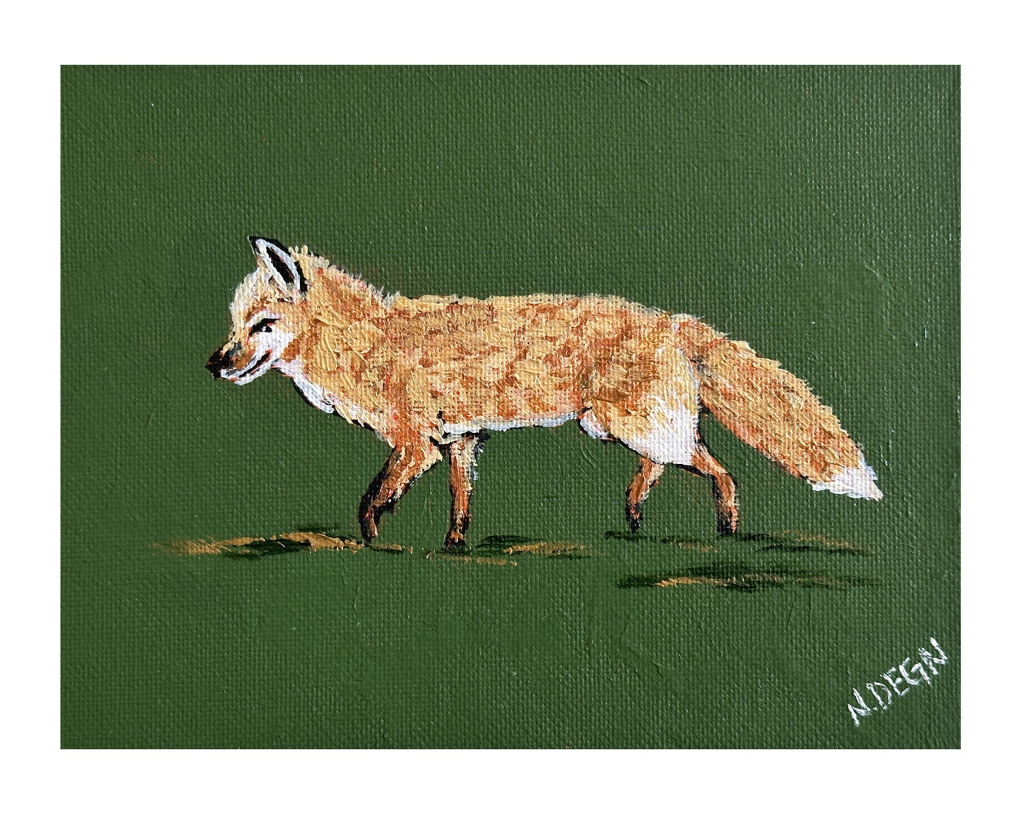 Wyoming Fox Painting Giclee Art Print