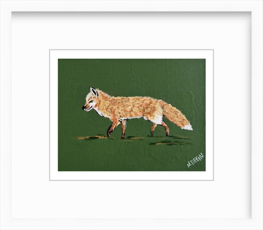 Wyoming Fox Painting Giclee Art Print