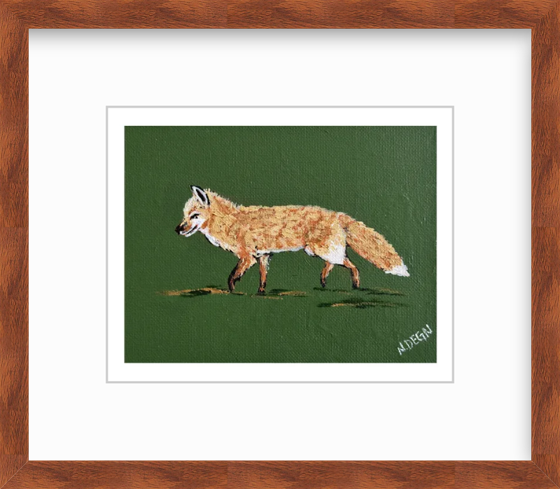 Wyoming Fox Painting Giclee Art Print