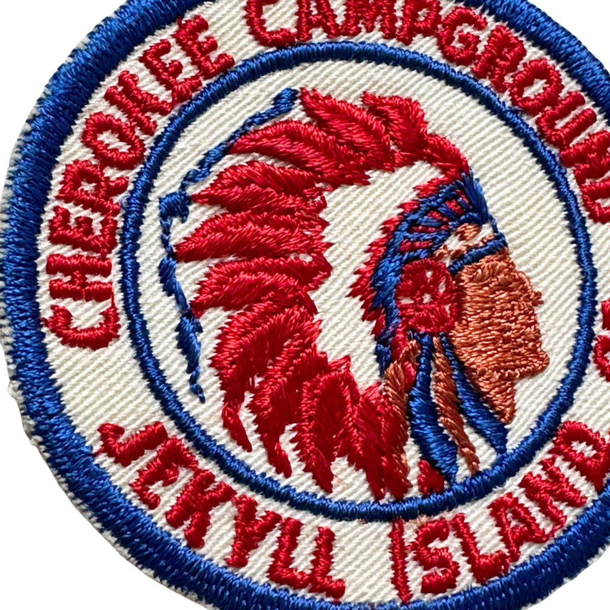 Georgia Jekyll Island Cherokee Campground Vintage Patch