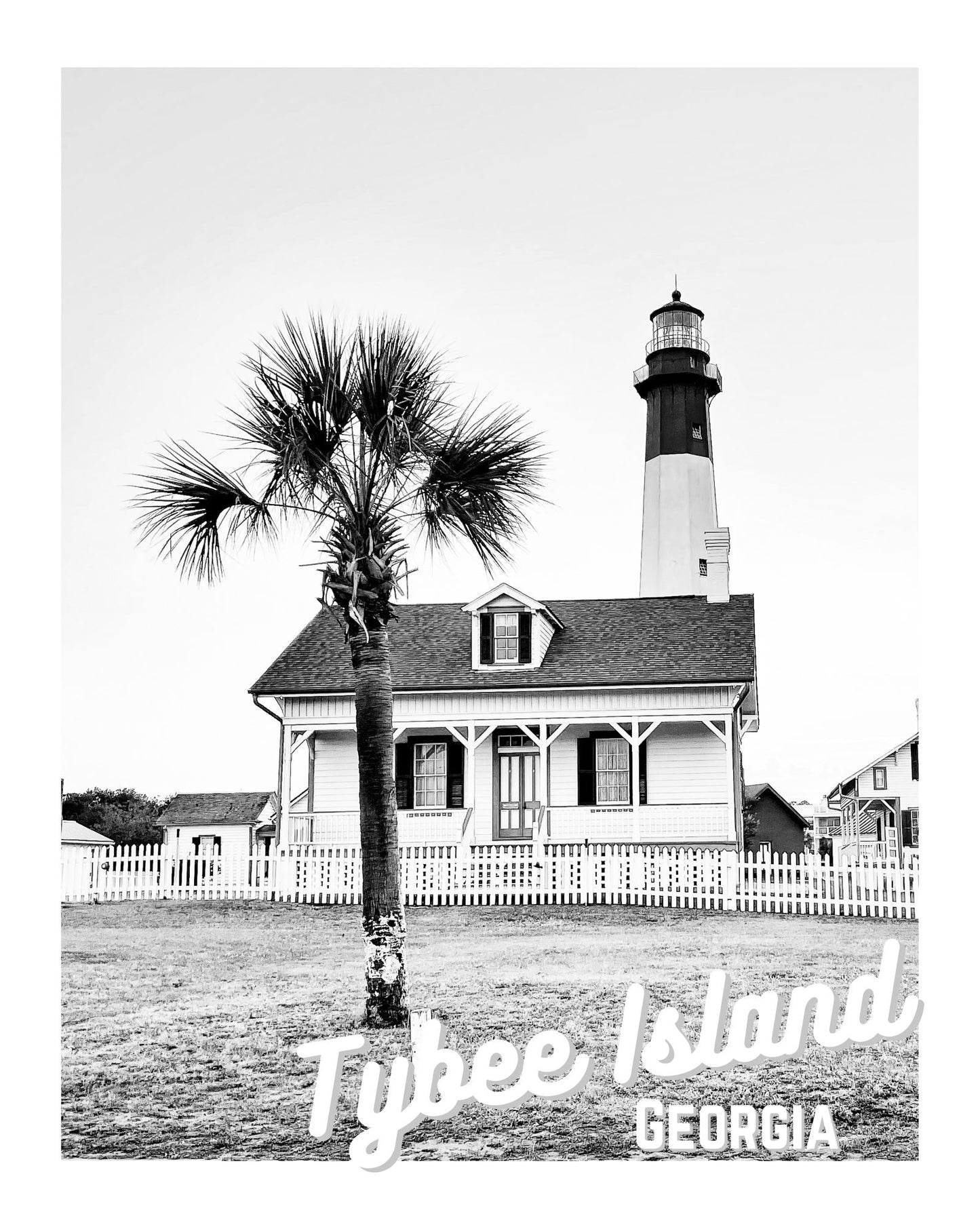 Georgia Tybee Island Lighthouse Savannah Giclee Travel Print
