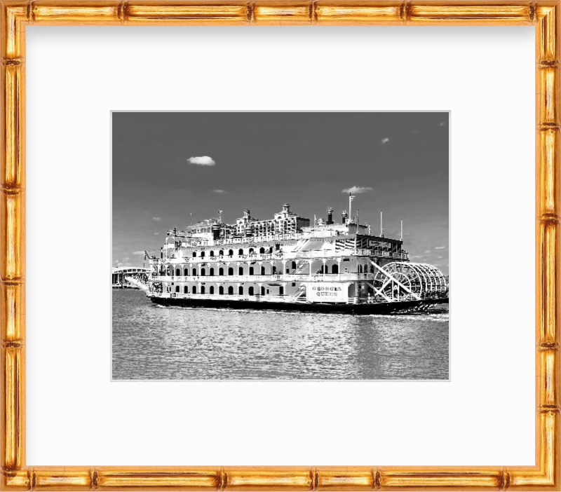 Georgia Savannah River Giclee Travel Print