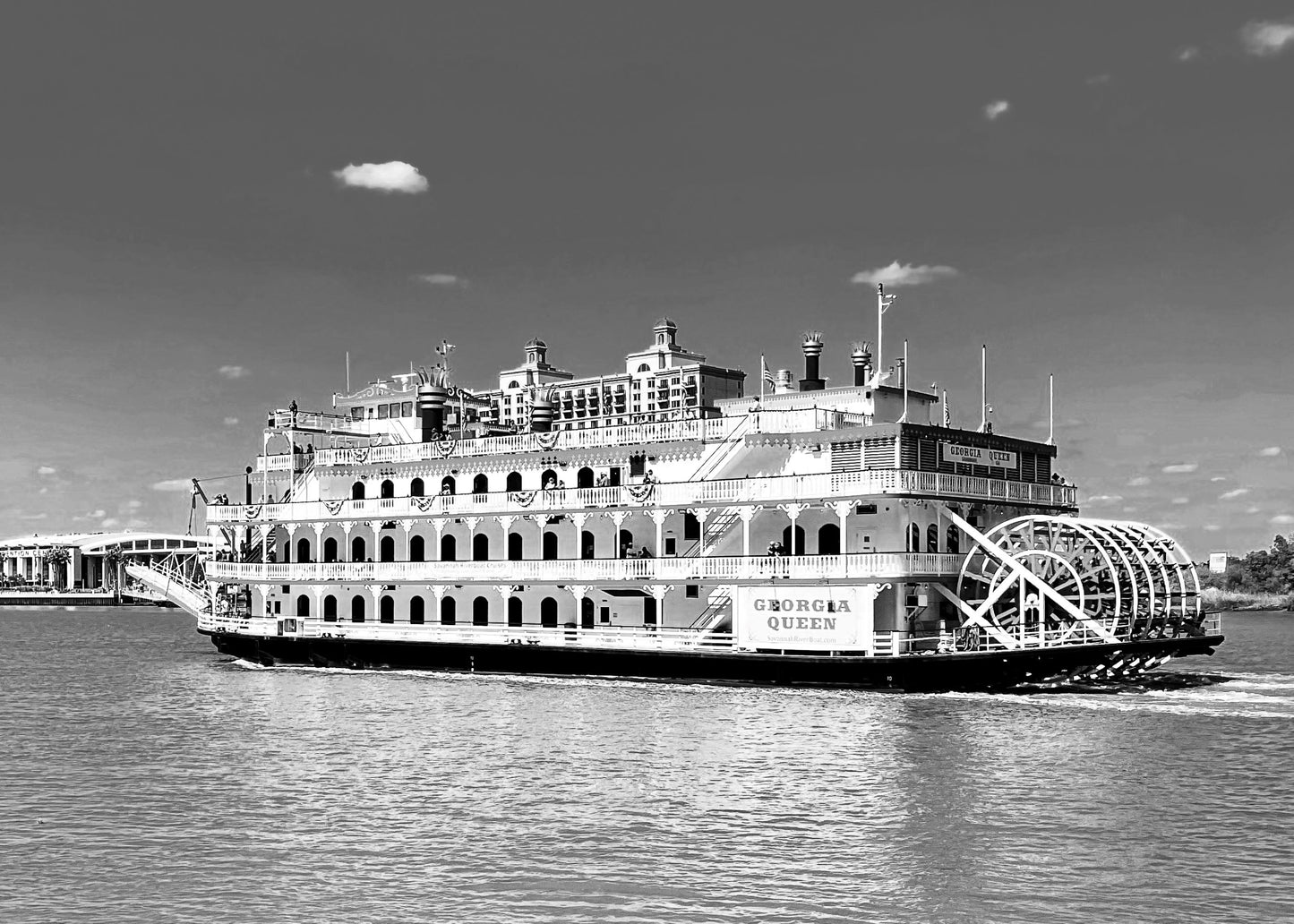 Georgia Savannah River Giclee Travel Print